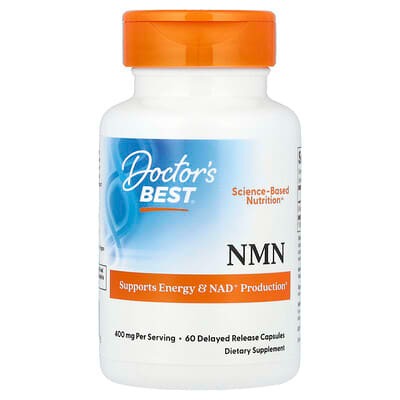Doctor's Best, NMN, 60 Delayed Release Capsules (200 mg per Capsule)