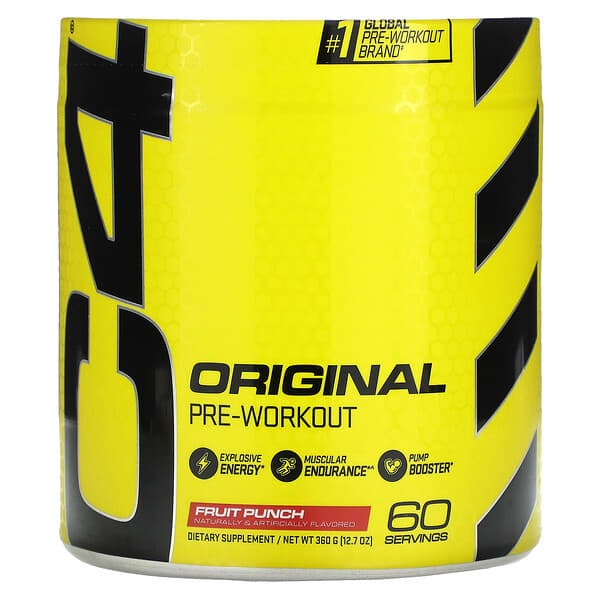 Cellucor, C4 Original, Pre-Workout, Fruit Punch, 12.7 oz (360 g)