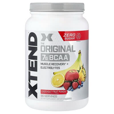 XTEND, 7G BCAA, Knockout Fruit Punch, 2.58 lb (1.17 kg)