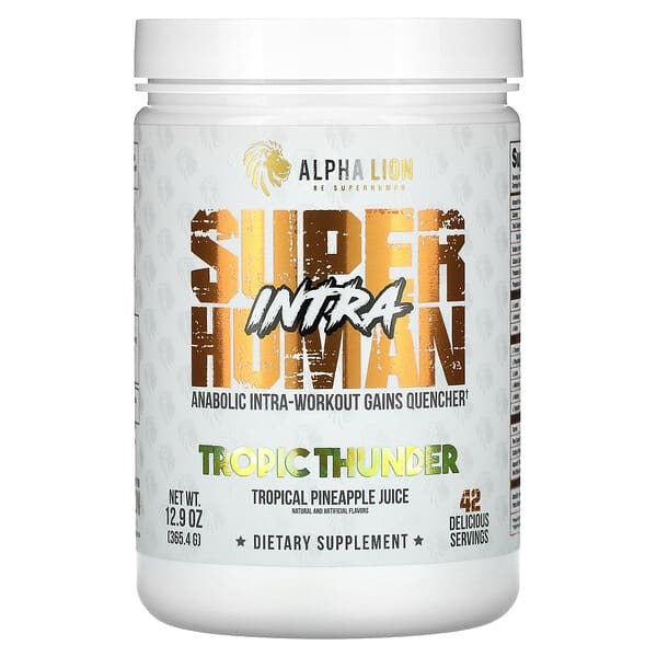 ALPHA LION, SuperHuman Intra, Tropic Thunder, Tropical Pineapple Juice, 12.9 oz (365.4 g)