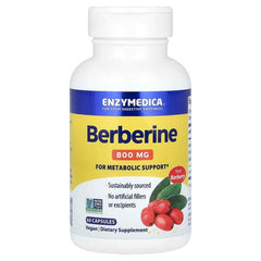 Enzymedica, Berberine, 800 mg, 60 Capsules (400 mg per Capsule)