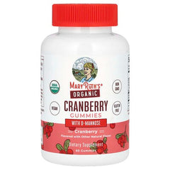 MaryRuth's, Organic Cranberry Gummies with D-Mannose, 60 Gummies