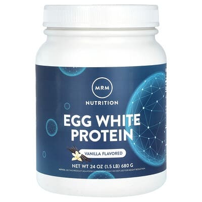 MRM Nutrition Egg White Protein, Vanilla, 1.5 lbs (680 g)