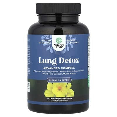 Nature's Craft, Lung Detox, 120 Capsules