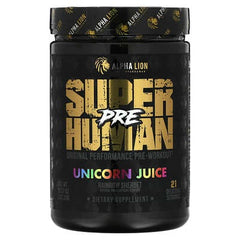 ALPHA LION, SuperHuman Pre, Unicorn Juice, Rainbow Sherbet, 12.07 oz (342.3 g)