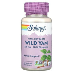 Solaray, Vital Extracts Wild Yam, 60 VegCaps