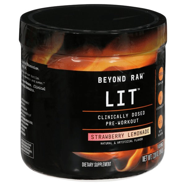 Beyond Raw LIT Pre-Workout, Strawberry Lemonade