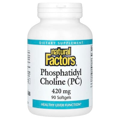 Natural Factors, Phosphatidyl Choline (PC), 420 mg, 90 Softgels