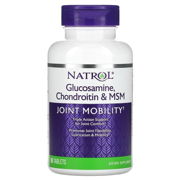 natrol glucosamine chondroitin msm,  90 Tablets