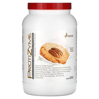 Metabolic Nutrition, Protizyme, Specialized Designed Protein, Butter Pecan Cookie, 2 lb
