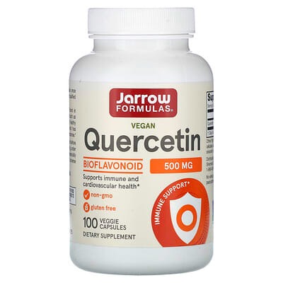 Jarrow Formulas, Vegan Quercetin, 500 mg, 100 Veggie Capsules