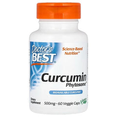 Doctor's Best, Curcumin Phytosome, 1,000 mg, 60 Veggie Caps (500 mg per Capsule)
