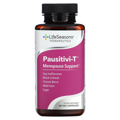 LifeSeasons, Pausitivi-T, Menopause Support, 60 Veg Capsules