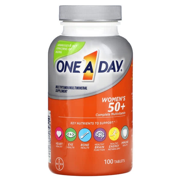 One A Day Women, 50+, Complete Multivitamin, 100 Tablets