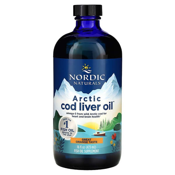 Nordic Naturals Cod Liver Oil,  Arctic Orange, 16 fl oz (473 ml)