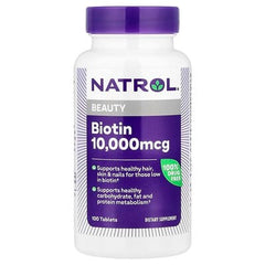 Natrol, Biotin, 100 Tablets
