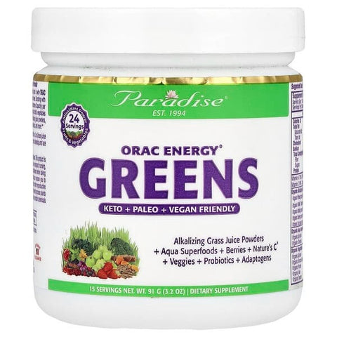 Paradise Herbs, ORAC Energy Greens, 6.4 oz (182 g)