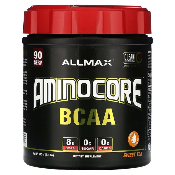 ALLMAX, AMINOCORE BCAA, Sweet Tea, 2.1 lbs (945 g)
