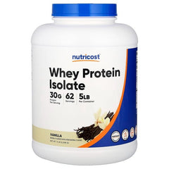 Nutricost Whey Protein Isolate, Vanilla, 5 lb (2,268 g)