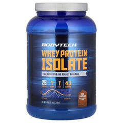 BodyTech, Whey Protein Isolate, Rich Chocolate, 3 lbs (1.36 kg)