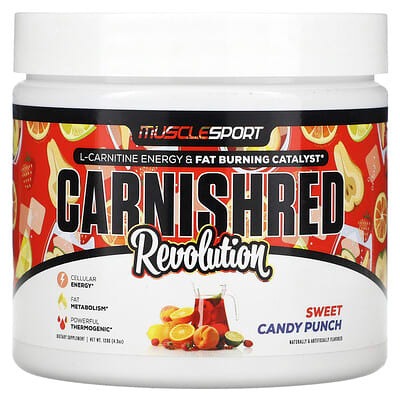 MuscleSport, Carnishred, Revolution, Sweet Candy Punch, 4.3 oz (120 g)