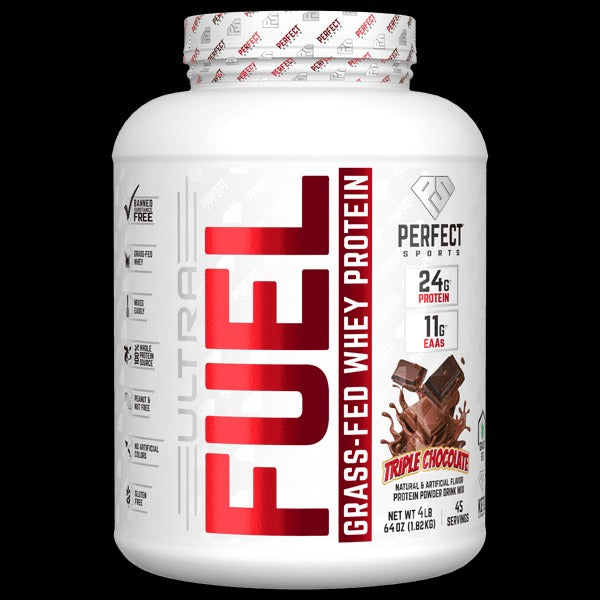 PERFECT Sports, Ultra Fuel, Grass-Fed Whey Protein, Triple Chocolate, 4 lb (1.82 kg)
