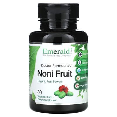 Emerald Laboratories, Noni Fruit, 60 Vegetable Caps (500 mg per Capsule)