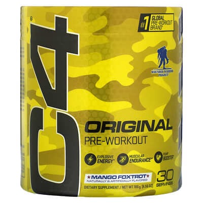 Cellucor, C4 Original, Pre-Workout, Mango Foxtrot, 6.56 oz (186 g)