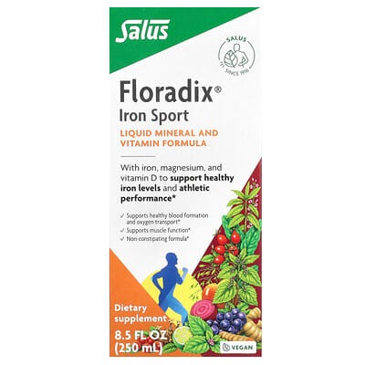 Floradix, Floradix Iron Sport, 8.5 fl oz (250 ml)
