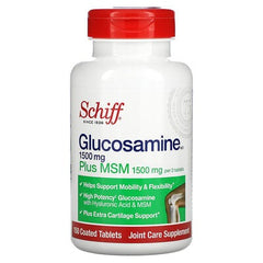Schiff Glucosamine Plus MSM, 1,500 mg, 150 Coated Tablets