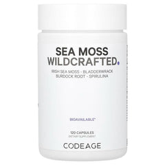 wildcrafted sea moss, 120 Capsules, Codeage