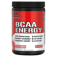 EVLution Nutrition, BCAA ENERGY, Fruit Punch, 10.16 oz (288 g)