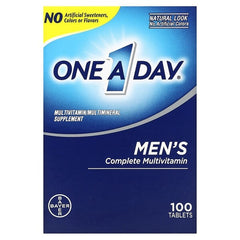 one a day men, Complete Multivitamin, 100 Tablets