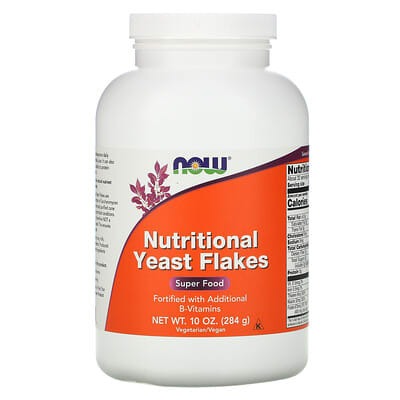 NOW Nutritional Yeast Flakes, 10 oz (284 g)