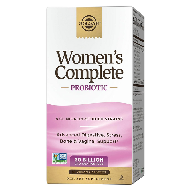solgar probiotics, Solgar Women's Complete Probiotic (30 Billion CFU, 30 Vegan Capsules)