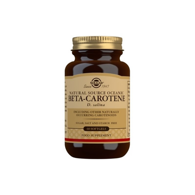 solgar Natural Source Oceanic Beta Carotene, 60 Softgels