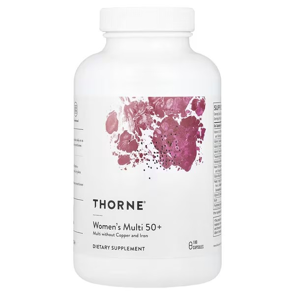 Thorne Women's Multi 50+, 180 Capsules, thorne women's multi 50