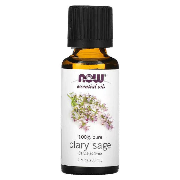 NOW Foods, Essential Oils, Clary Sage, 1 fl oz (30 ml), now essential oils