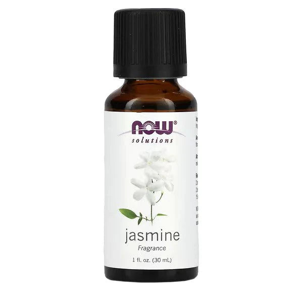 now jasmine essential oil, NOW Foods, Solutions, Jasmine, 1 fl oz (30 ml)
