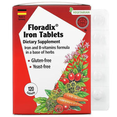 floradix iron,  Gaia Herbs, 120 Tablets