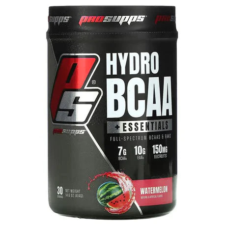 ProSupps Hydro BCAA, +Essentials, Watermelon, 14.6 oz (414 g)