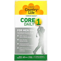 Country Life Core Daily 1 For Men, 50+, 60 Tablets