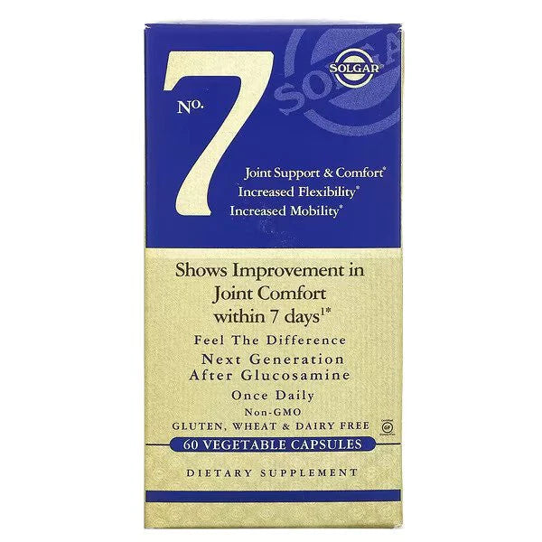 Solgar 7, Joint Support & Comfort, 60 Vegetable Capsules