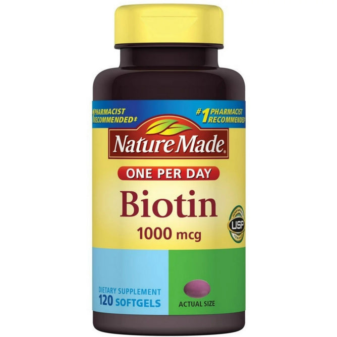 Nature Made Biotin 1000 mcg Softgels 1 120 Each