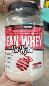 LEAN WHEY Iso-Hydro Strawberry Ice Cream – MUSCLESPORT