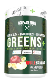 AXE & SLEDGE GREENS+ APPLE BANANA - 30 SERVINGS