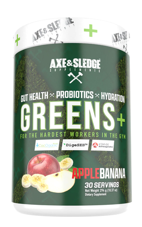 AXE & SLEDGE GREENS+ APPLE BANANA - 30 SERVINGS