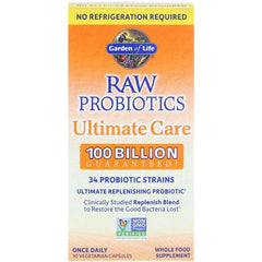 Garden Of Life RAW Probiotics Ultimate Care 30 Vegetarian Capsules
