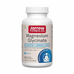 Jarrow Formulas Magnesium Glycinate, 90 Veggie Capsules, magnesium jarrow
