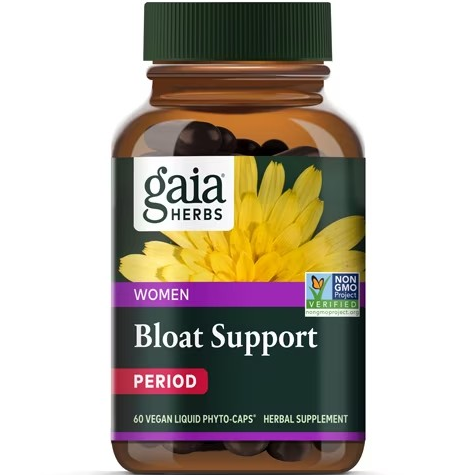 Gaia Herbs Period Bloat Support 60 Vegan Liquid Phyto-Caps